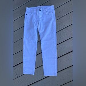 Vineyard Vines - Woman’s white low rise crop jeans, Size: 2